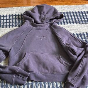 lululemon athletica Dusty Purple Cropped Hoodie